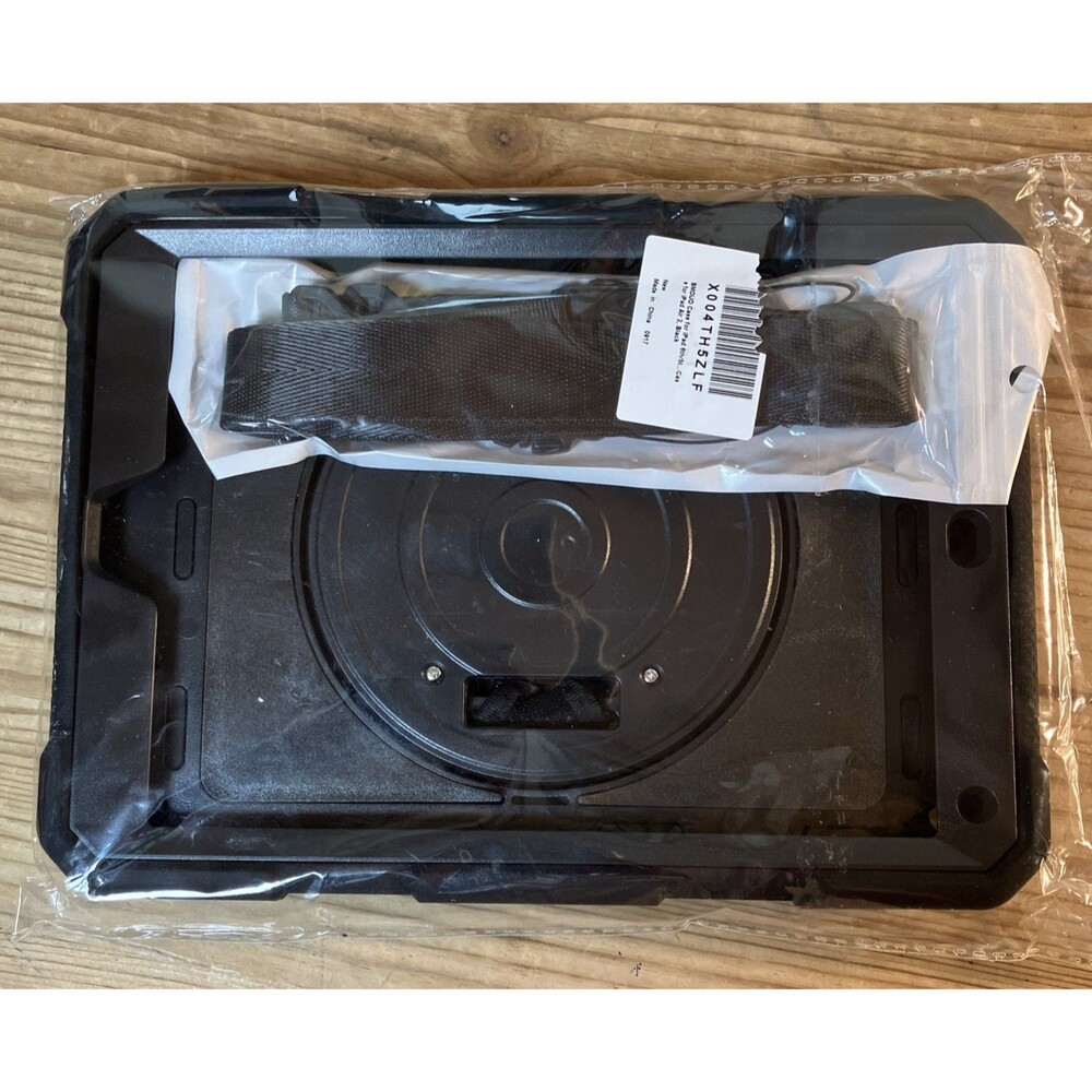 Case for iPad 6th/5th Gen/ iPad Air 2 (9.7 Inch)  Cover with Kickstand Strap BLK